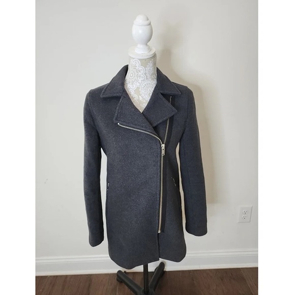 Aritzia Wilfred Free Gray Fei Wool Cashmere Coat - Picture 7 of 7